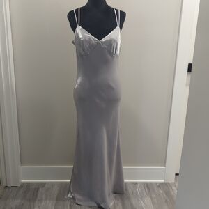 Wild Fable Silver Maxi Dress